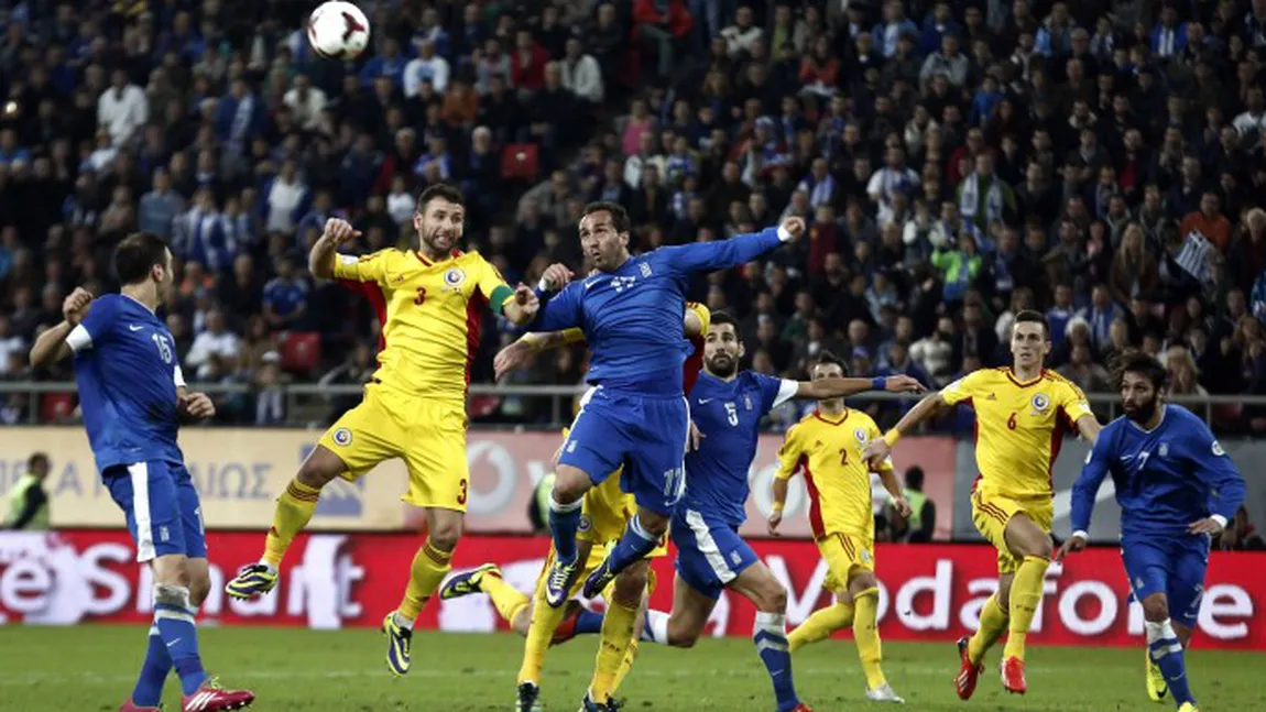 ROMANIA-GRECIA 0-0 în preliminariile EURO 2016