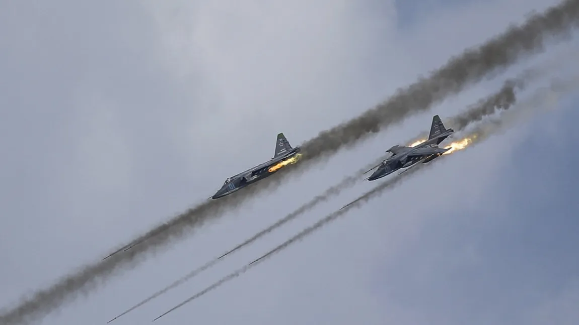Armata rusă afirmă că a bombardat 86 de ŢINTE TERORISTE într-o singură zi