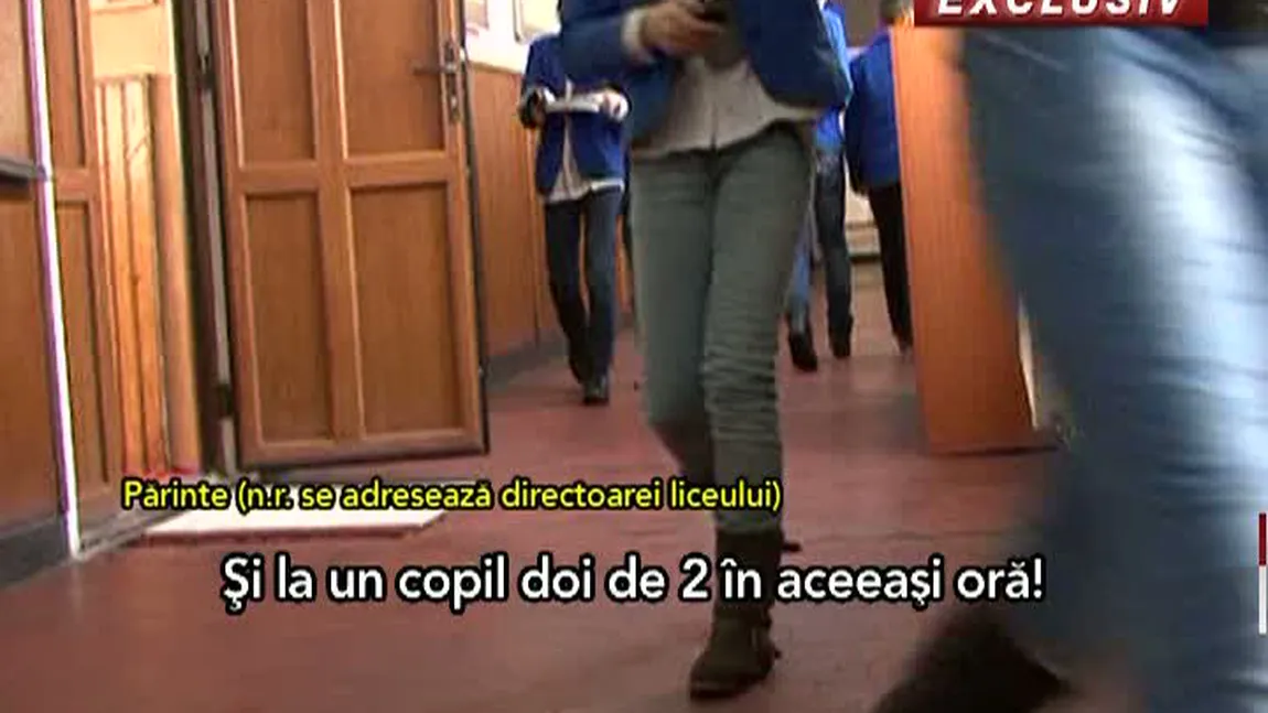 Scandal la un liceu de fiţe din Bucureşti. Elevii au fost scoşi din clasă din cauza unei profesoare VIDEO