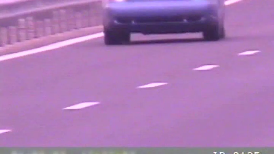 Inconştienţă la volan: Un tânăr a fost prins cu 218 km pe ora pe A3
