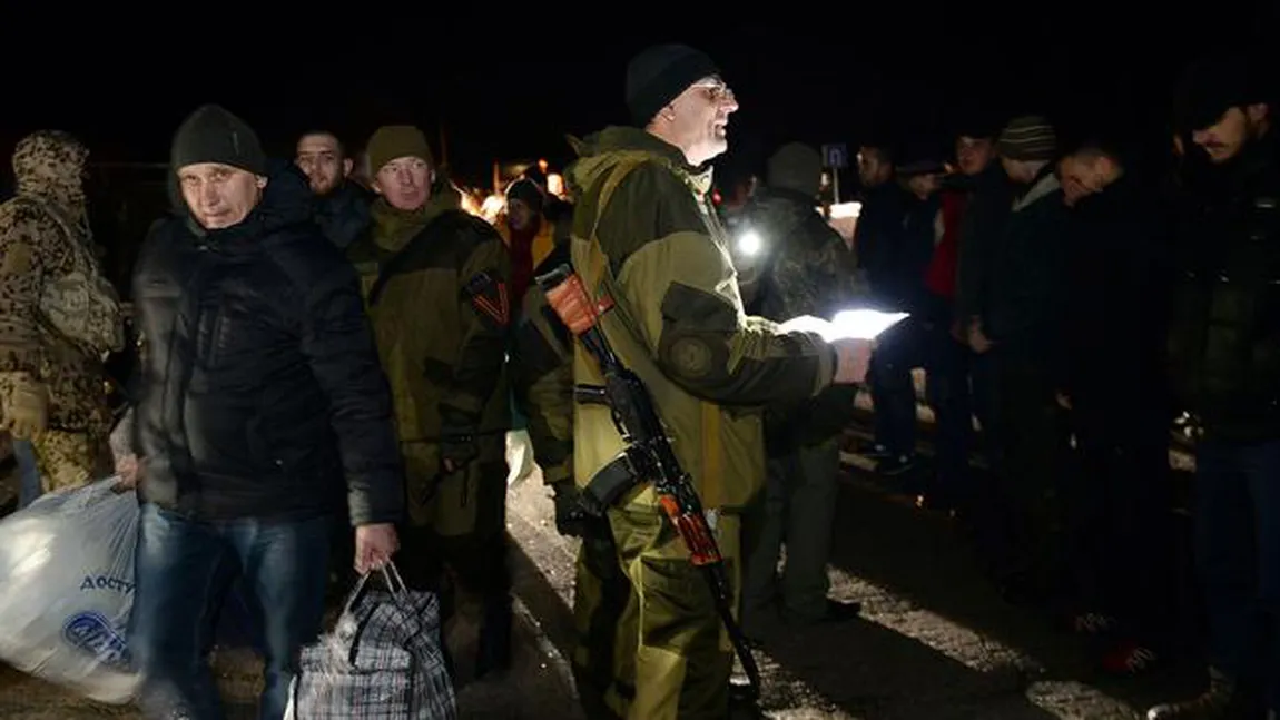 Schimb de prizonieri între Kiev şi separatiştii proruşi din Ucraina