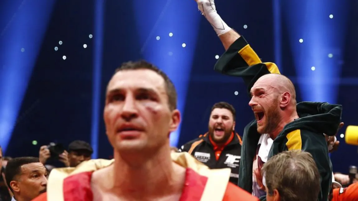 Surpriză uriaşă în box: Tyson Fury i-a luat toate centurile lui Vladimir Klitschko