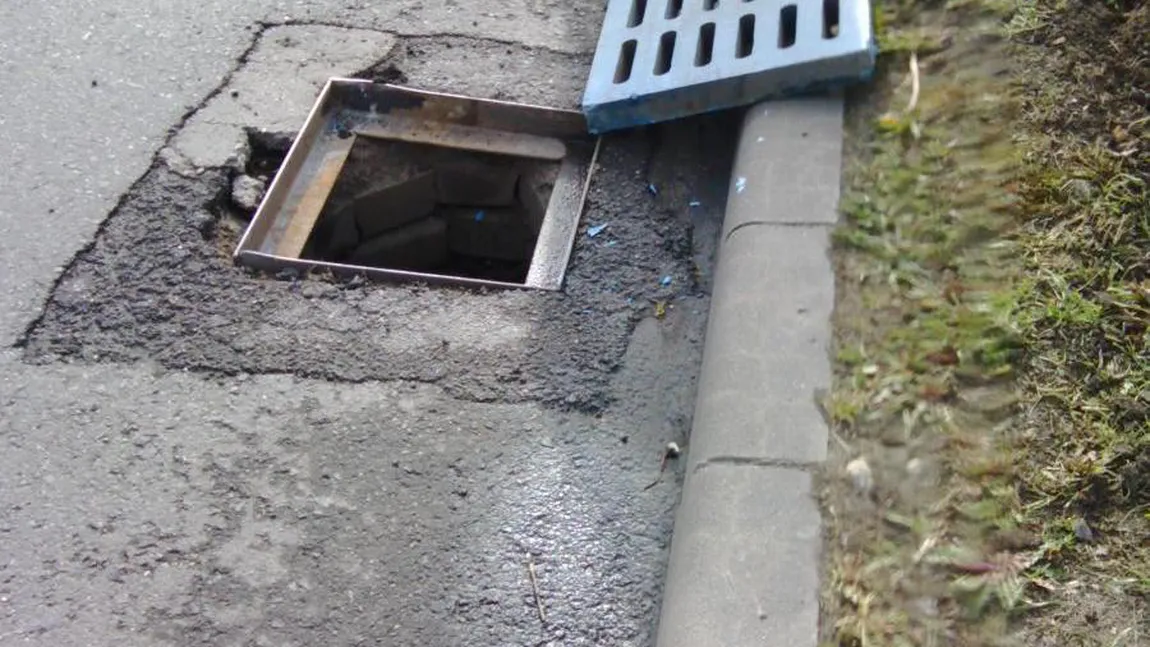 INCIDENT la Mediaş. Un copil de şase ani a căzut într-un canal neacoperit, adânc de patru metri