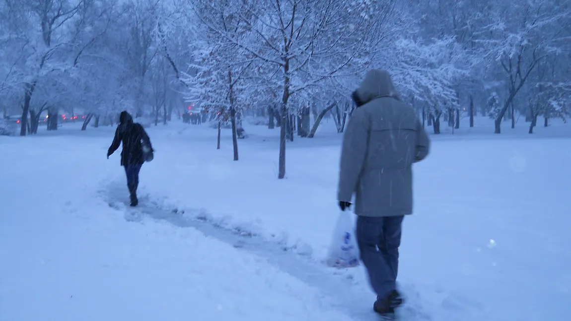 Ninsori şi oameni morţi din cauza frigului. Zăpezi şi temperaturi de -9 grade Celsius