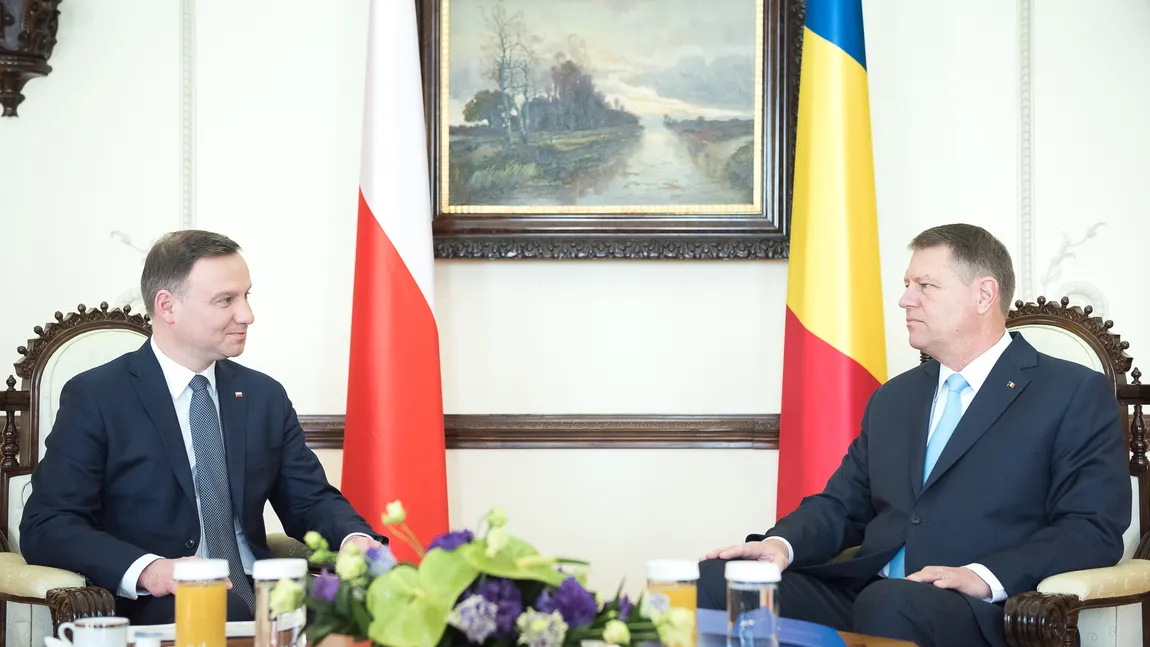 Klaus Iohannis l-a primit la Cotroceni pe preşedintele Poloniei VIDEO