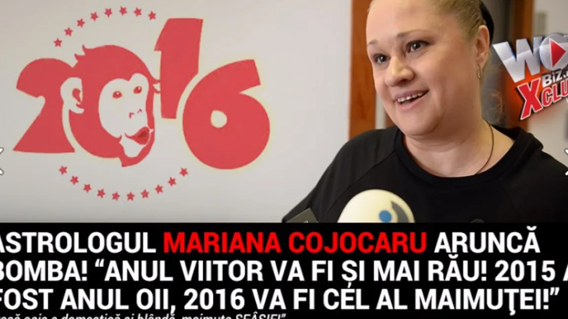 Astrologul Mariana Cojocaru: 