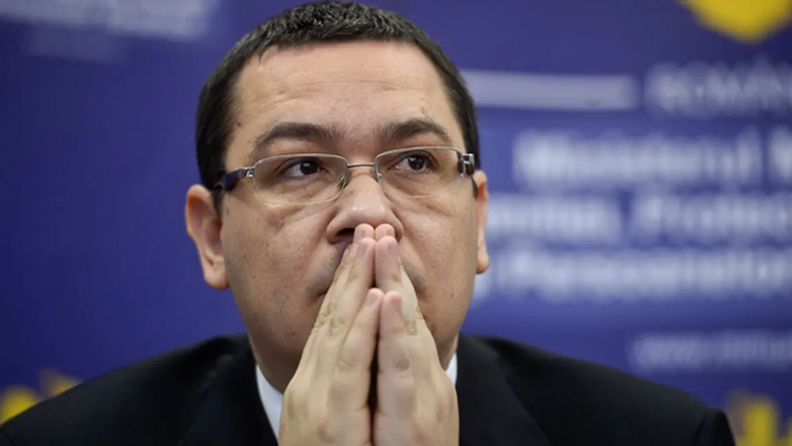 Ponta: Un deficit conform MTO, de 1-1,5%, va distruge toate realizările noastre economice