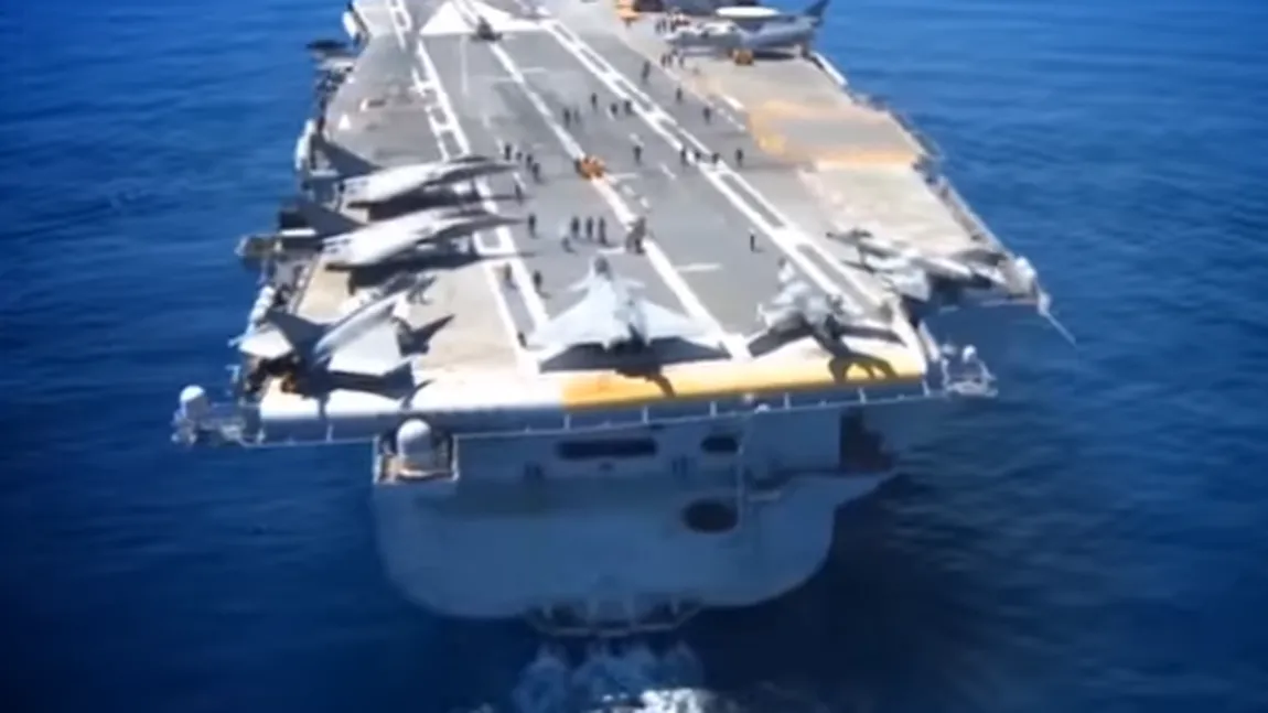 Franţa începe de luni operaţiunile împotriva ISIS cu cea mai mare navă de luptă a Europei Occidentale