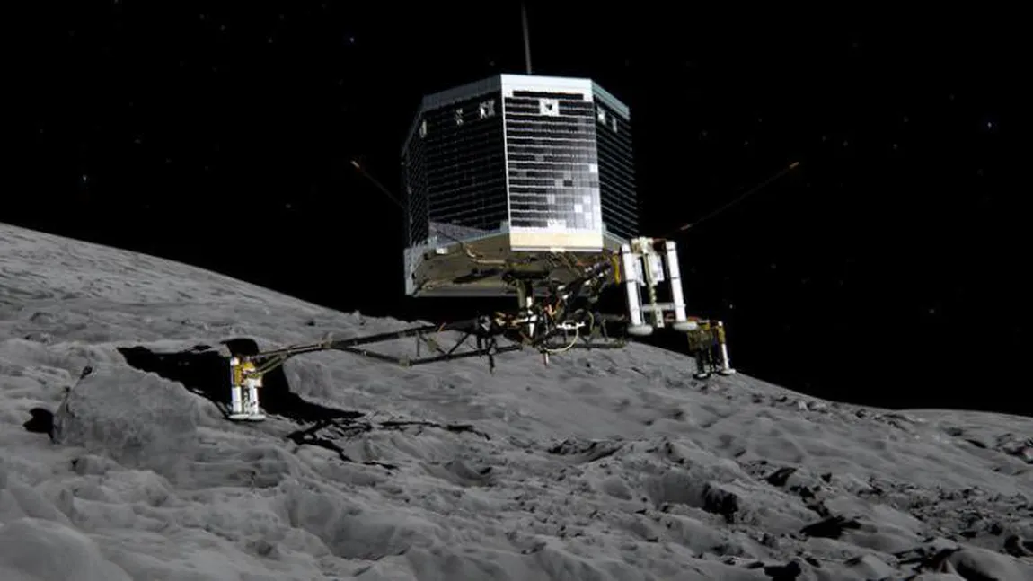 Aniversare în spaţiu: Robotul Philae a împlinit un an de când s-a plasat pe cometa 