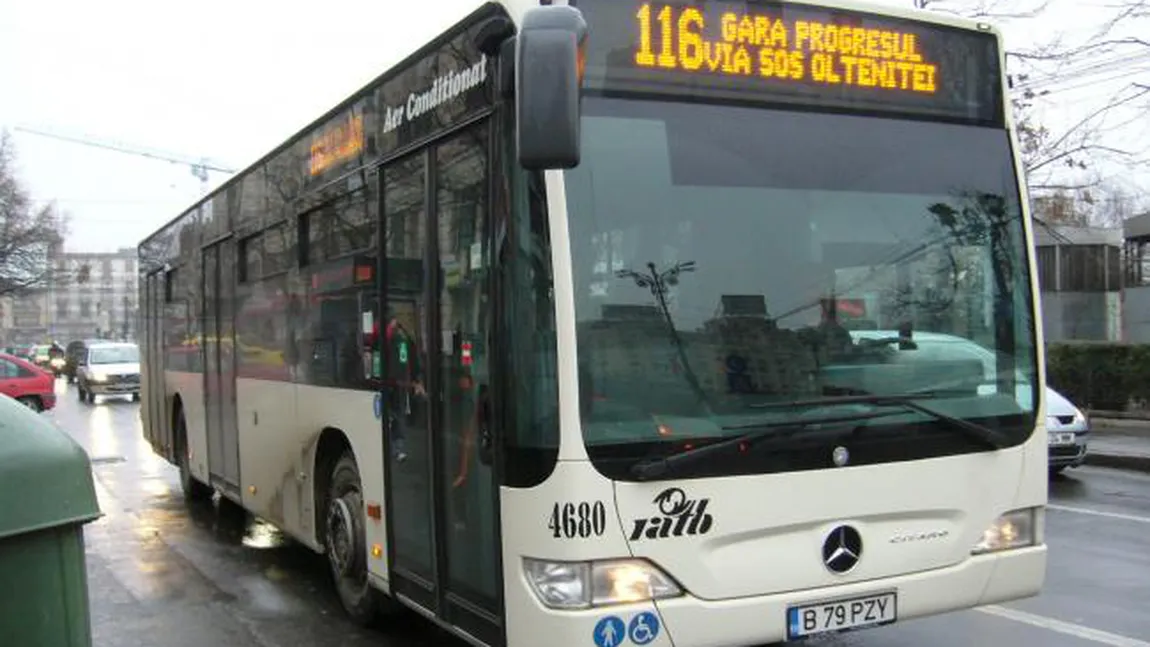 Cum vor circula autobuzele în Bucureşti de Crăciun