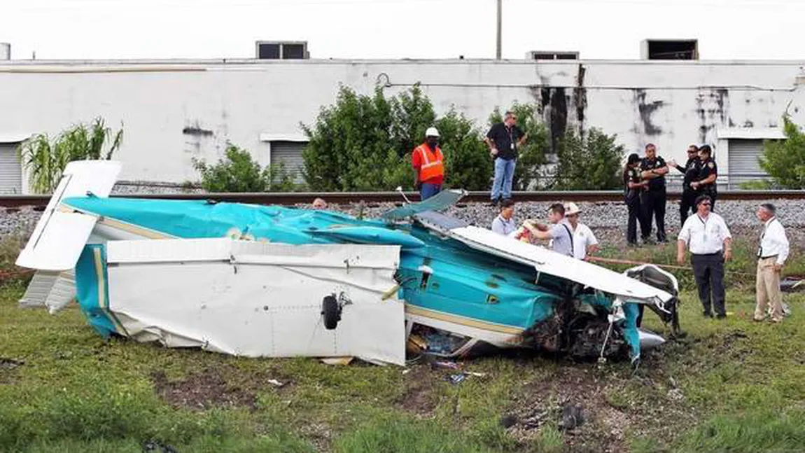 Avion prăbuşit în SUA: În aparat se aflau patru pasageri