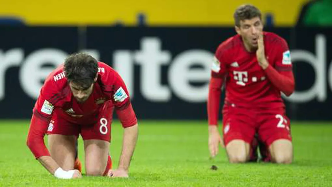 Surpriză uriaşă în Bundesliga. Bayern Munchen a suferit prima înfrângere a sezonului