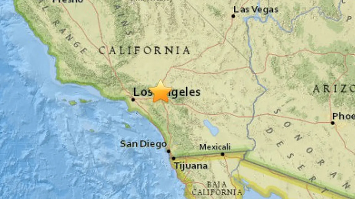 Cutremur de 4,7 la Los Angeles
