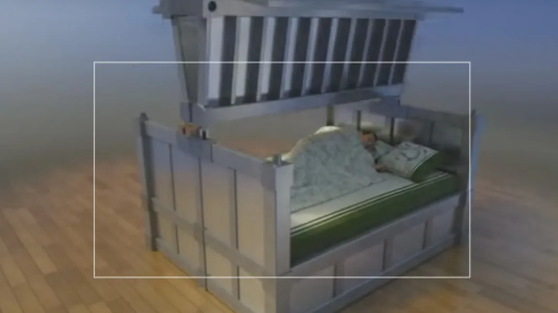 A fost inventat patul care te protejează de cel mai mare cutremur. Supravieţuieşti în orice condiţii VIDEO