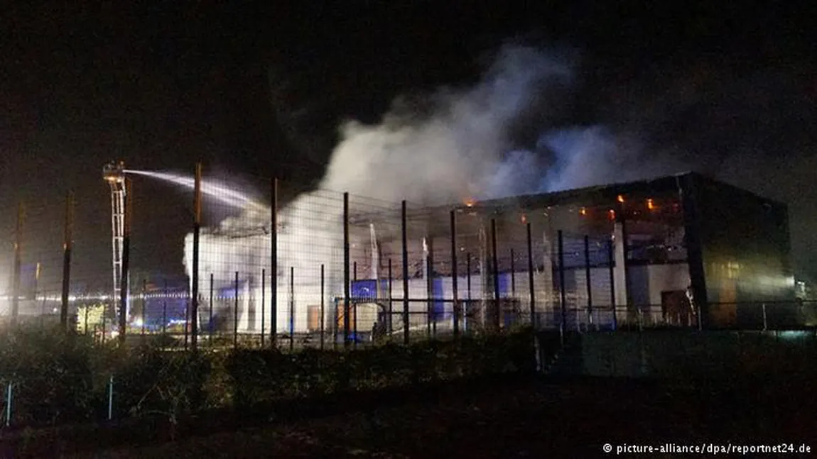 Incendiu în Germania: O persoană a murit într-un centru de refugiaţi
