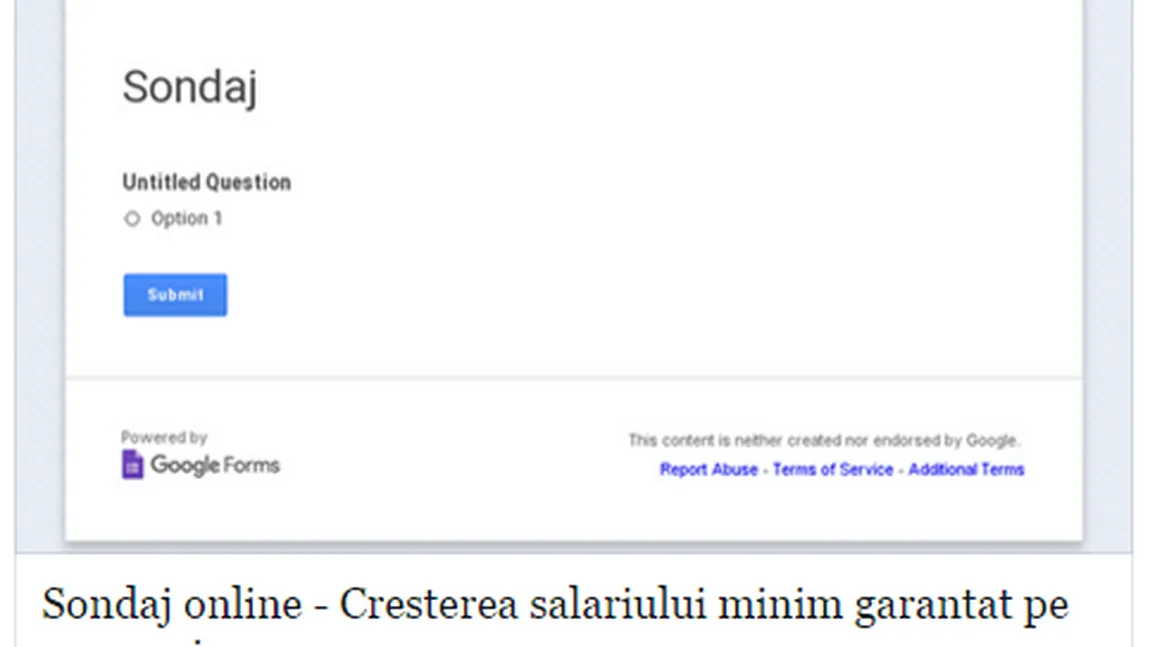 SONDAJ ONLINE pe tema creşterii salariului minim, lansat de Ministerul Economiei