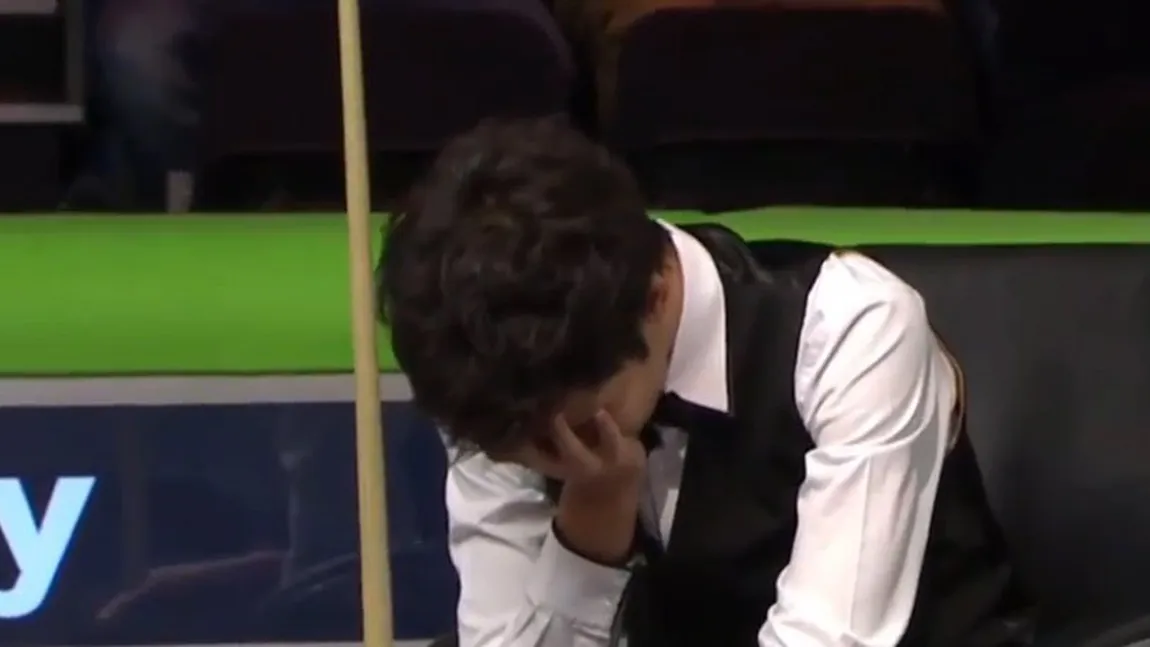 Greu de privit. Cel mai trist final la snooker, chiar şi adversarul a fost dezamăgit de deznodământ VIDEO