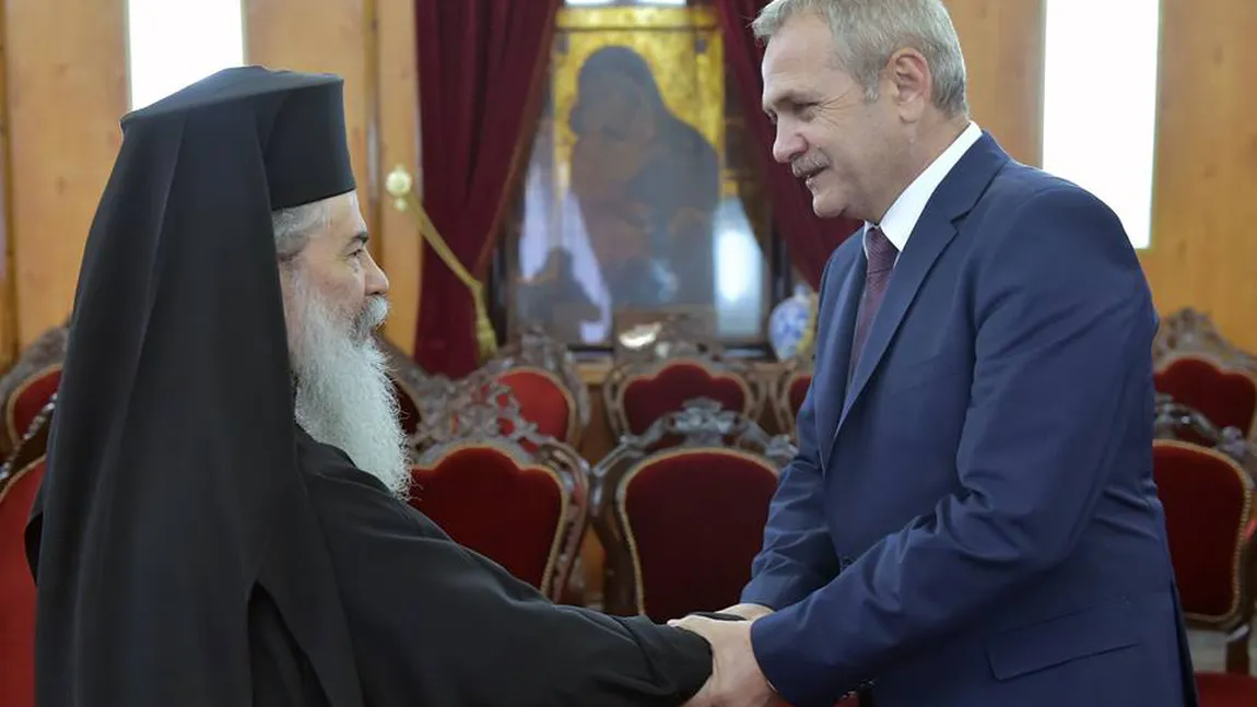 Liviu Dragnea, în Israel: Liderul PSD s-a întâlnit cu Patriarhul Ierusalimului şi al întregii Palestine