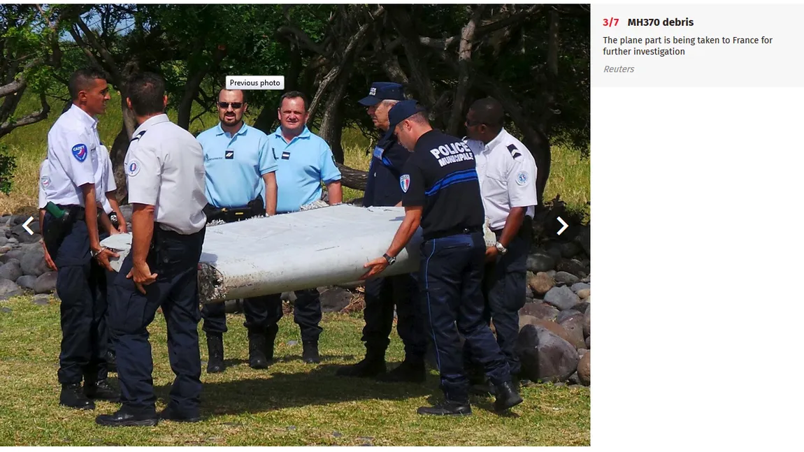 Zborul MH370: O bucată de avion eşuată pe o plajă din Thailanda poate dezlega enigma dispariţiei aeronavei