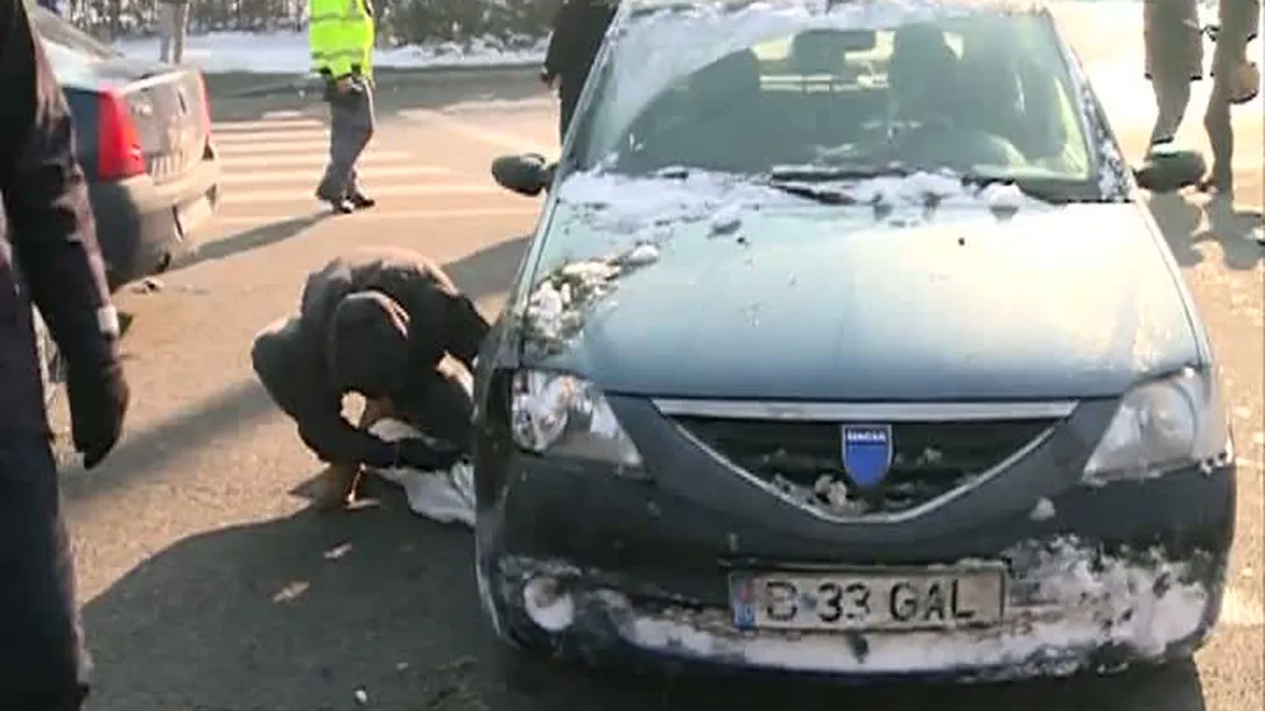 Un bărbat a intrat INTENŢIONAT cu maşina în gardul Palatului Victoria UPDATE VIDEO