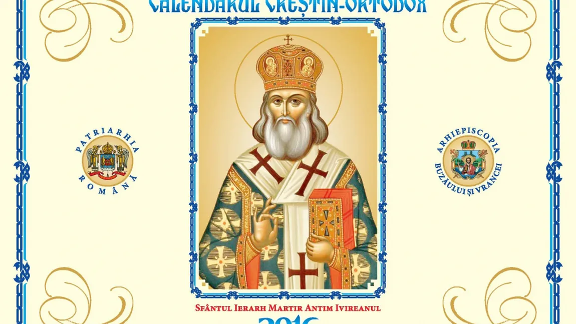 CALENDAR ORTODOX 2016. Ce MARI sfinţi sărbătorim pe 30 ianuarie
