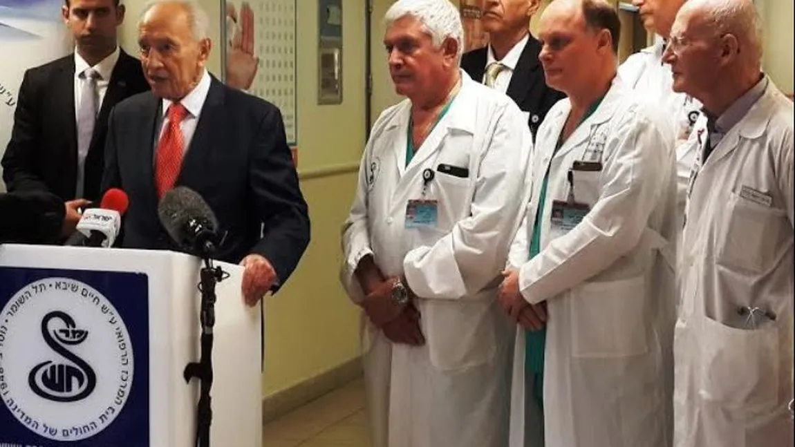 Shimon Peres, spitalizat de urgenţă din cauza problemelor cardiace