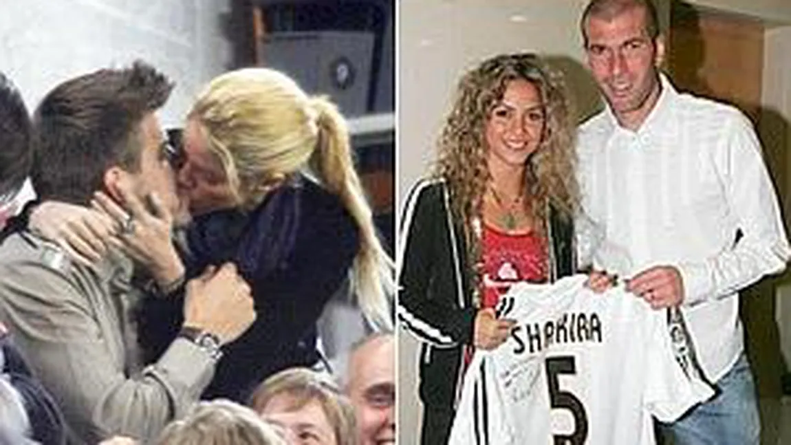 O poză cu Zidane şi Shakira face furori pe internet FOTO