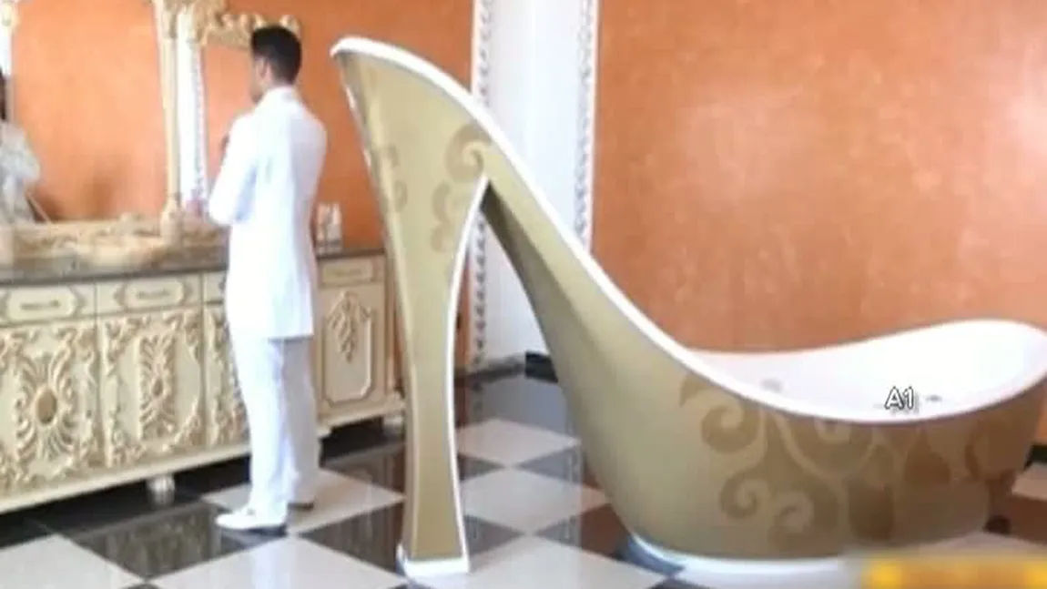 Imagini uluitoare dintr-un palat ţigănesc din Caransebeş. Vezi ce are în baie regele Ciompi VIDEO