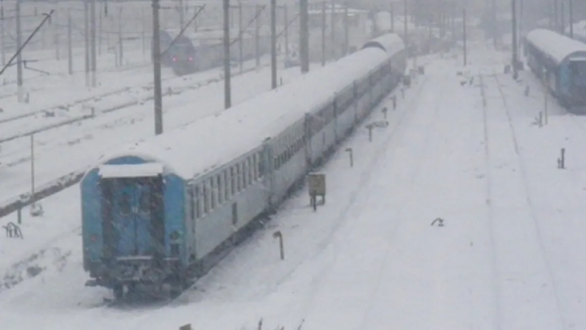 ZĂPADĂ şi GER în România. Trenurile de călători ajung la destinaţii cu întârzieri