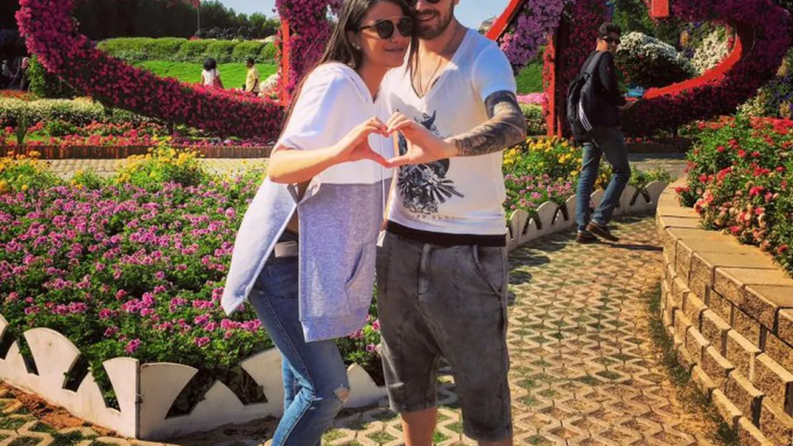 Fiica lui Florin Salam a plecat cu iubitul în Dubai. Primele imagini din vacanţa exotică a celor doi
