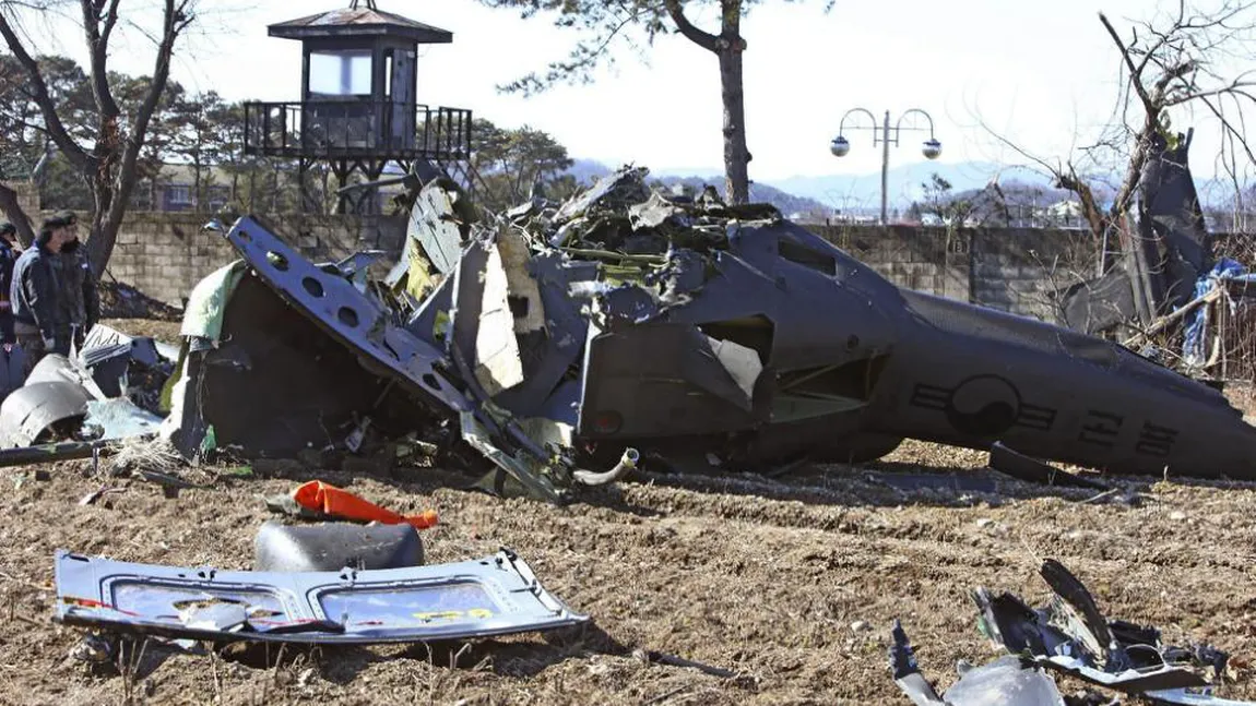 Un elicopter al armatei sud-coreene s-a prăbuşit. Trei soldaţi au murit