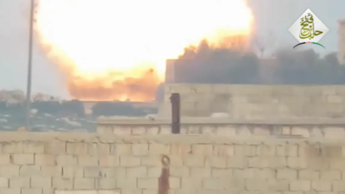 Momentul în care un tanc rusesc este lovit de o rachetă AMERICANĂ a fost filmat VIDEO