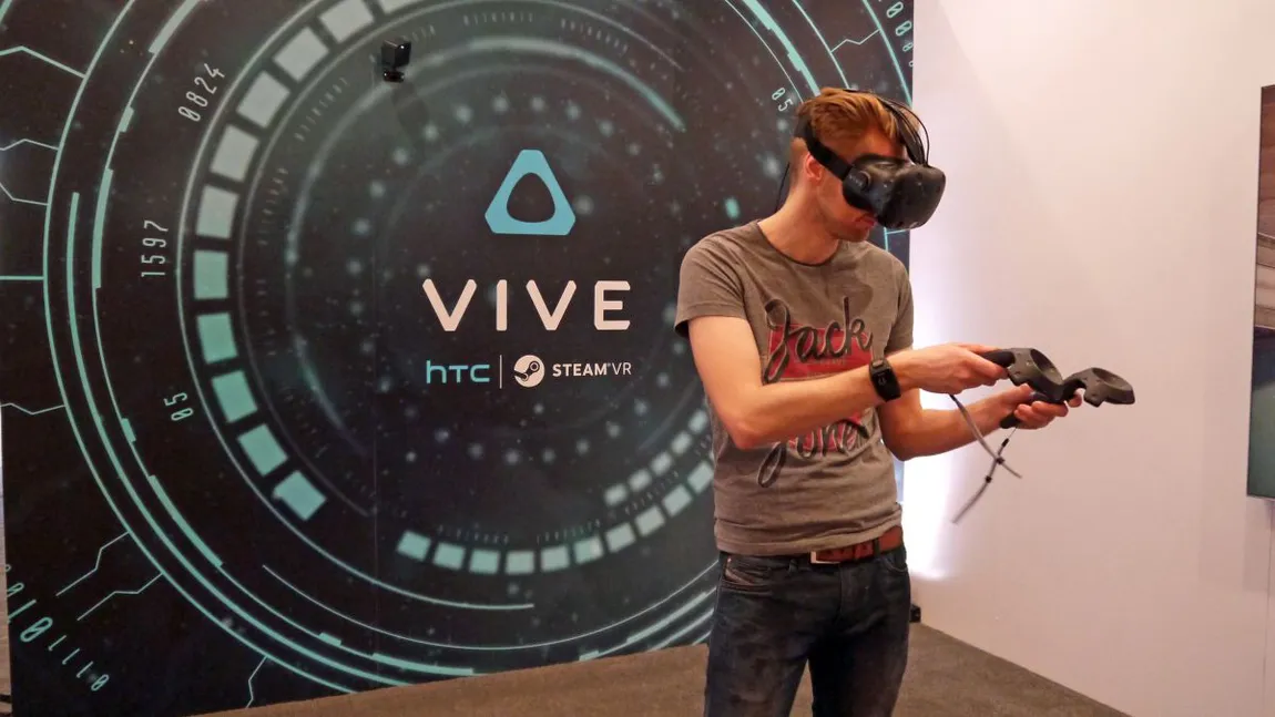 HTC Vive, dispozitivul de realitatea virtuală, va fi disponibil pentru precomandă din 29 februarie