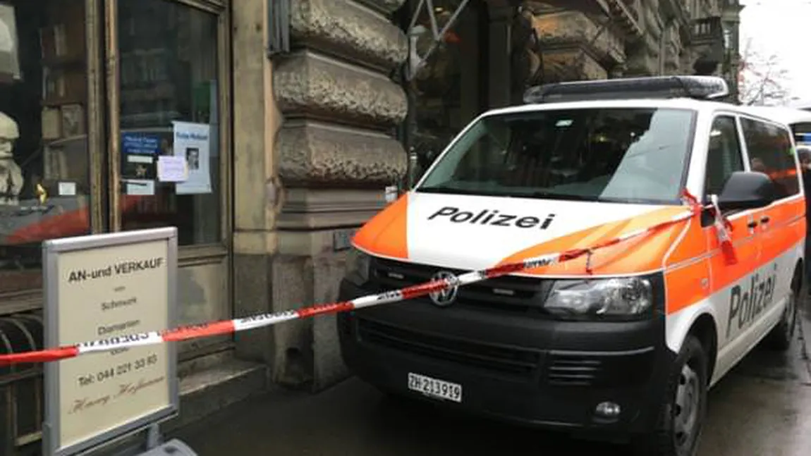 Jaf în plină zi în Zurich: Un magazin de bijuterii, ţinta hoţilor