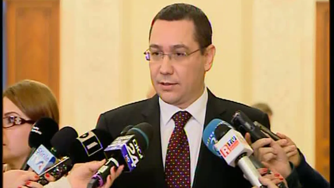 Victor Ponta a plecat din sală în timpul discursului preşedintelui Iohannis. 