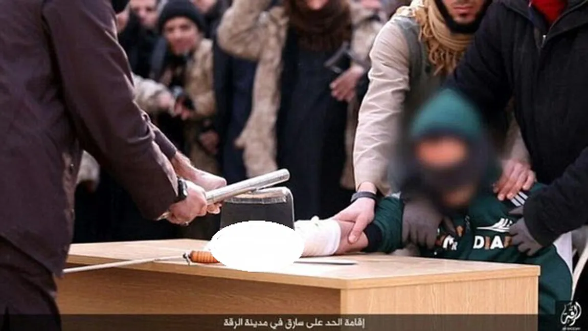 Cruzime fără margini: Jihadiştii din Statul Islamic i-au tăiat mâna unui bărbat acuzat de furt