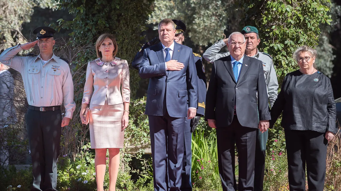 Klaus şi Carmen Iohannis, întâlniri oficiale în Israel GALERIE FOTO