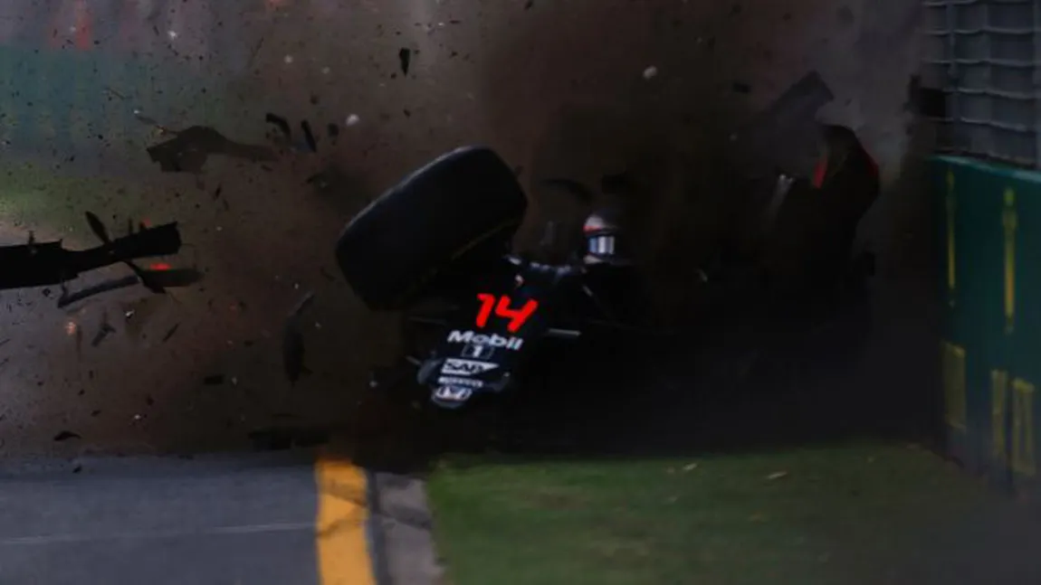 FORMULA 1: Fernando Alonso, implicat într-un accident spectaculos, va participa la cursa din Bahrain