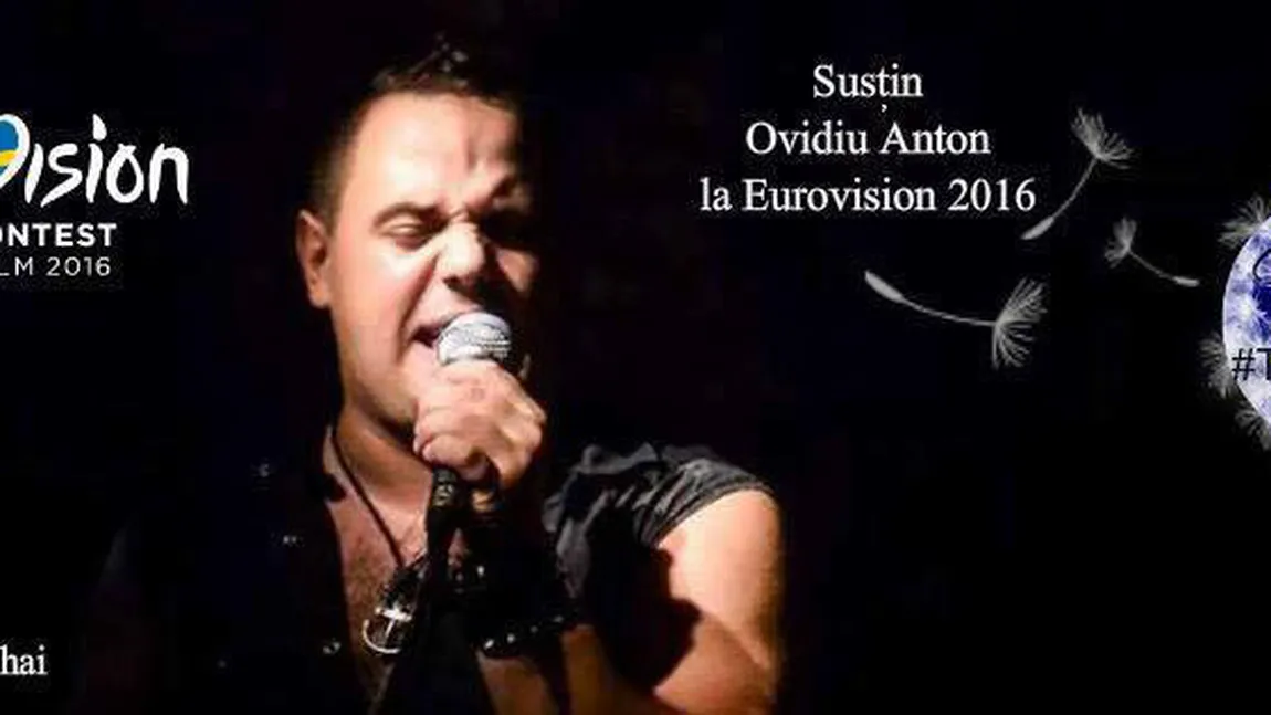 Ovidiu Anton, câştigator Eurovision România 2016, mesaj pe Facebook: 