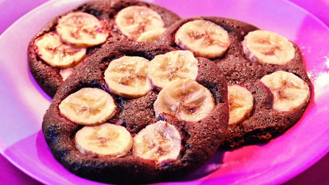 Reţeta zilei: Biscuiţi cu ciocolată şi banană