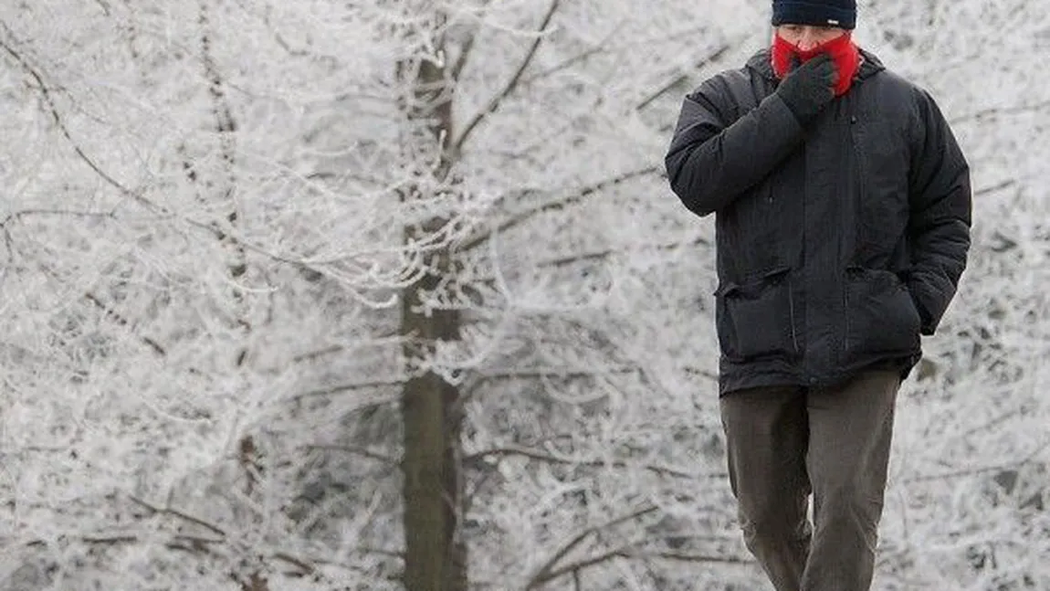 Minus 13 grade, cea mai scăzută temperatură din România înregistrată sâmbătă în zonele locuite