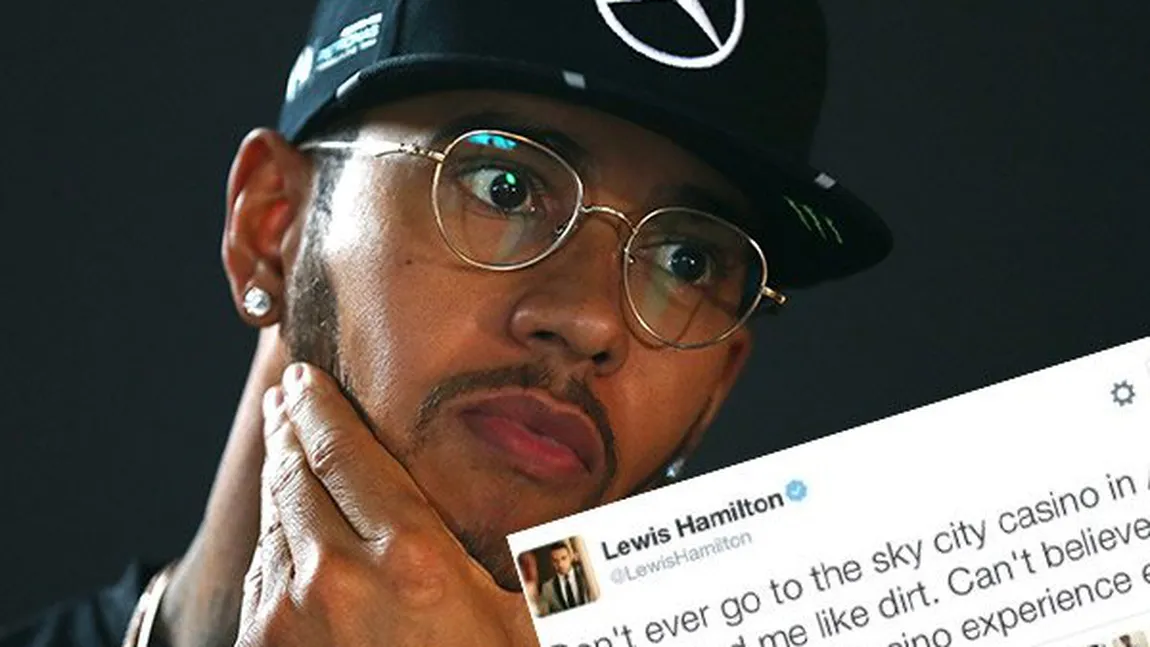 Lewis Hamilton, umilit într-un cazino din Noua Zeelandă: M-au tratat ca pe un gunoi