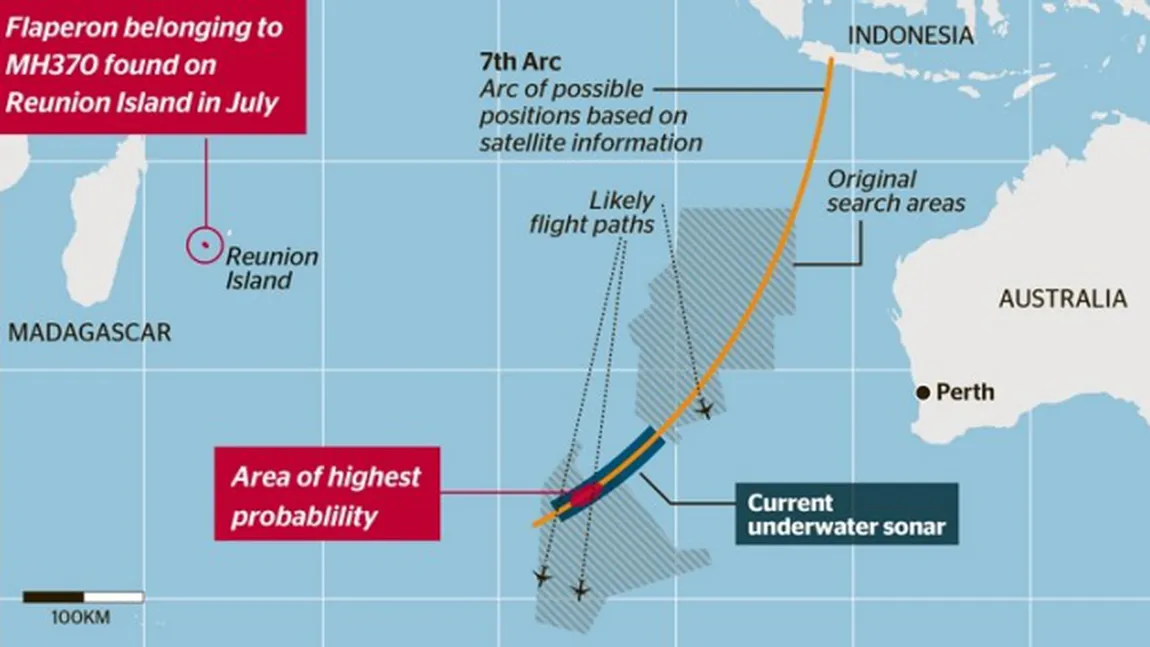 Zborul MH370: O bucată din avionul companiei Malaysia Airlines prăbuşit ar fi fost găsită în Mozambic