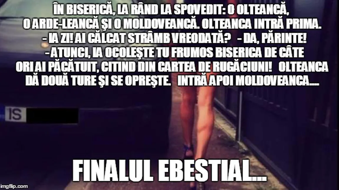 Bancul zilei: De câte ori în viaţă înşeală o moldoveancă