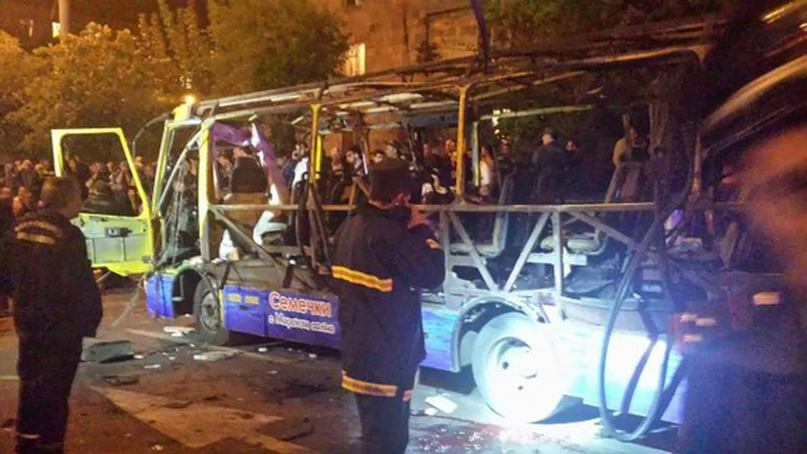 Morţi şi răniţi în explozia unui autobuz, la Erevan