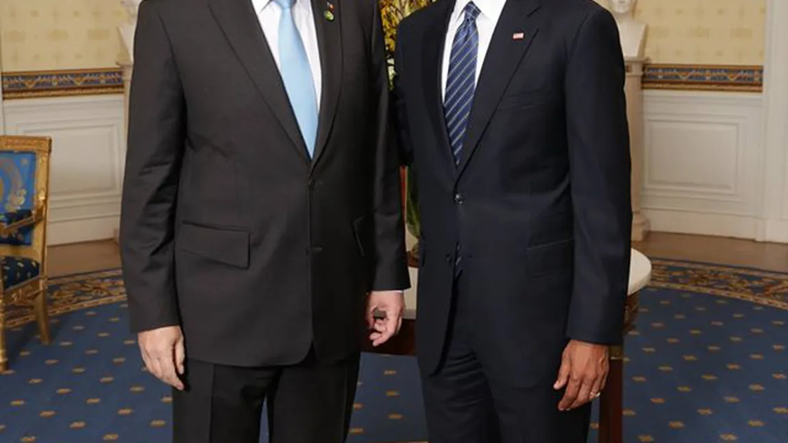 Klaus Iohannis s-a întâlnit cu Barack Obama la Casa Albă FOTO