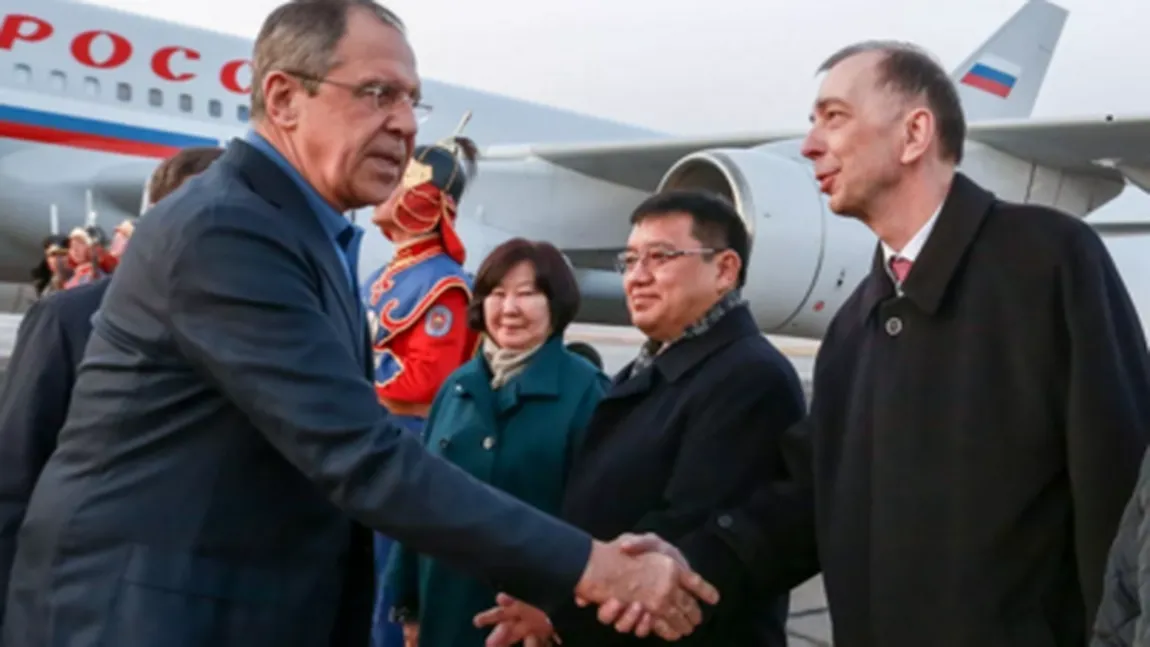 Incident diplomatic în Mongolia: Cum a apărut ministrul de Externe rus la ceremonia oficială de primire
