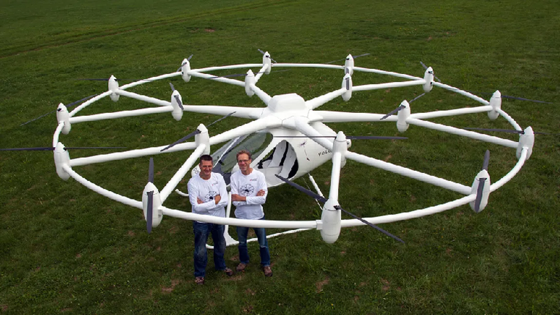 Volocopter VC200: Primul multicopter electric cu echipaj uman