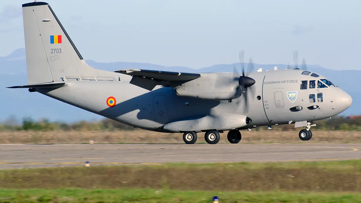 Exerciţiu militar multinaţional cu aeronave militare C-27J Spartan, în România