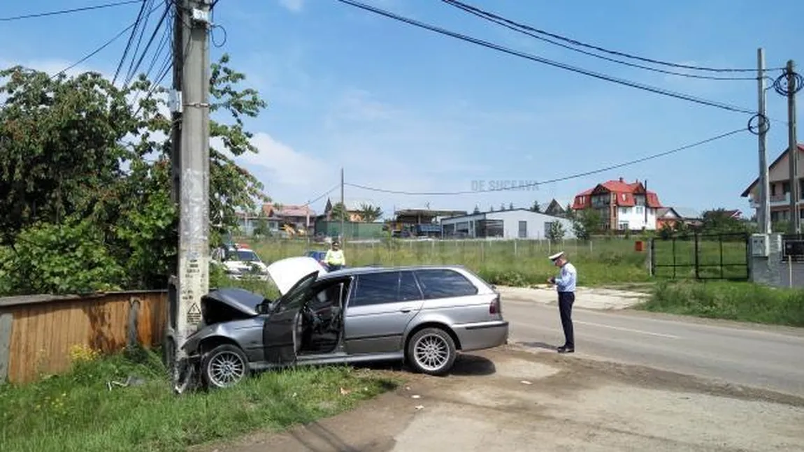 Accident cu cinci răniţi în Suceava
